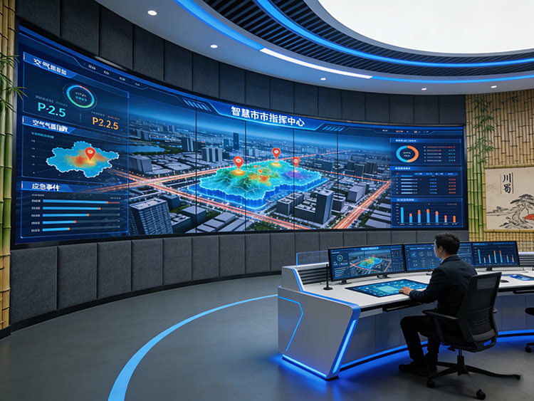 小間距LED成主流：成都LED顯示屏在智慧城市與高端展廳中的創(chuàng)新應(yīng)用